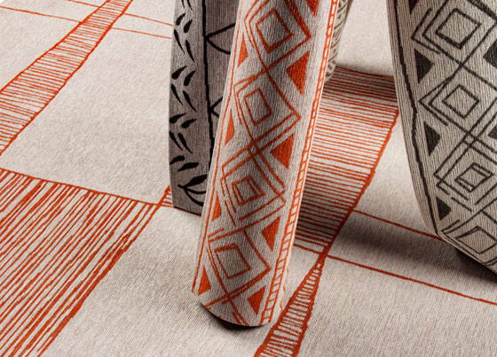 Palma : Pamuk ve polyester ile üretilen modern ince halılar