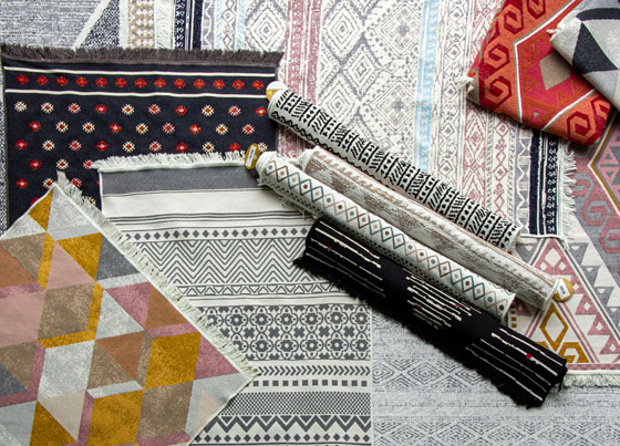Arya: Modern kilims with recycled cotton