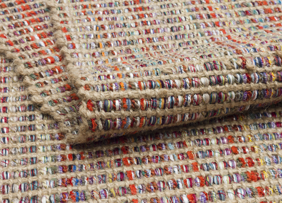 Doha: Reversible Modern Kilims with Jute and Polyester