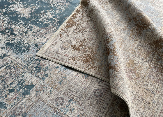 La Paz: High-low Textured Modern Machine Made Rug with Exclusive Overdying Process