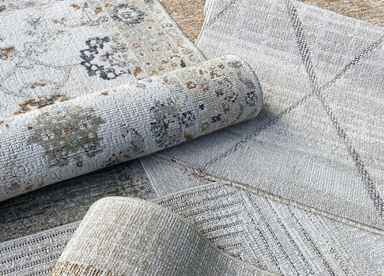 Sahara: Naturel ve Yumuşak Tuşeli Modern ve Şık Desenlere Sahip Hav Vermeyen Makine Halısı